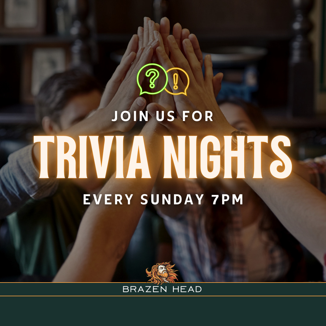 Trivia Nights, Every Sunday 🧠