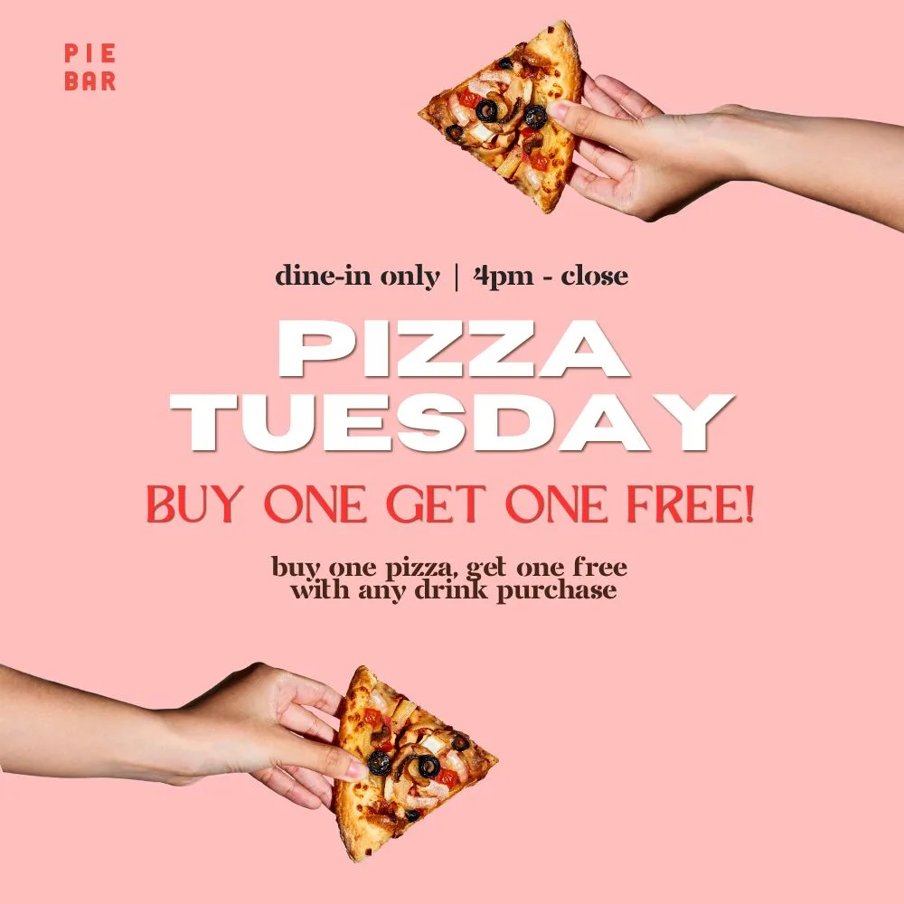 Pizza Tuesday: Buy One Get One Free