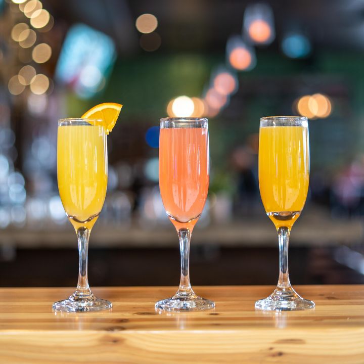Enjoy bottomless mimosas every weekend!