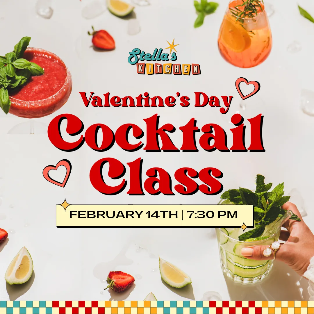 ❤️ Valentine’s Day Cocktail Class ❤️